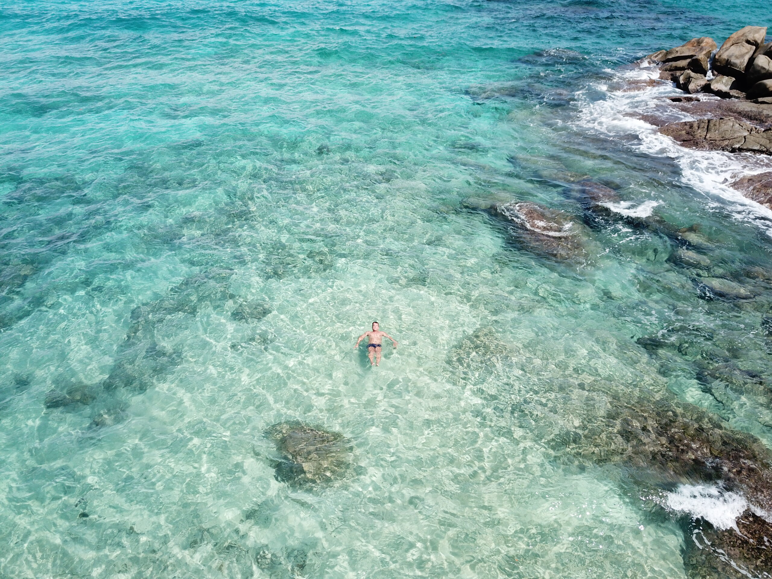 Praia Machabee em Mahé